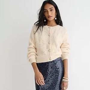 Tjw Cable Cardigan C1g Dark Night Navy